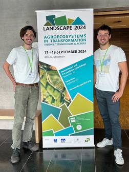 Moritz Fritschle and Thomas Rellensmann at the Landscape-Conference